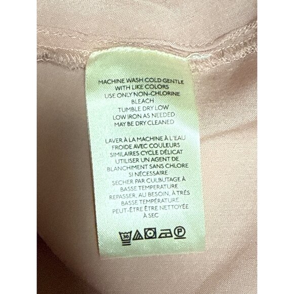 Free People Women's Slip Pale Pink Desert Dazed Rayon Adjustable Large - Picture 9 of 9